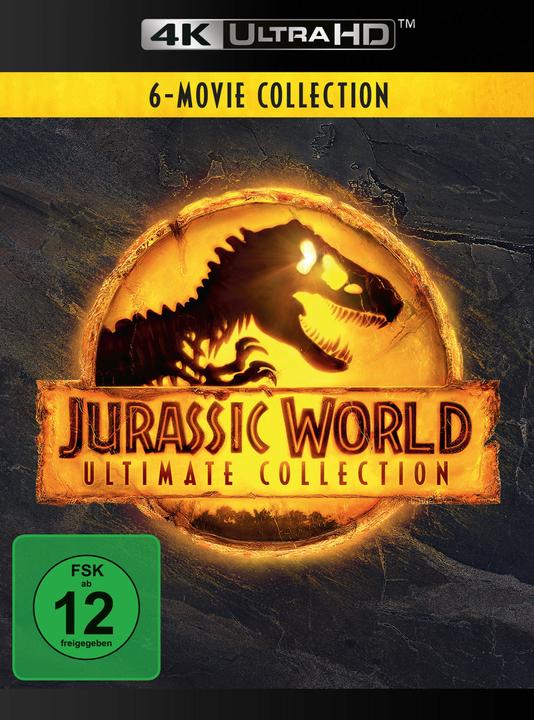 Jurassic World Ultimate Collection (UHD+BR) 4K 12 Disc, Replenishment (Blu-ray, 4k Blu-ray, 2023, Deutsch, Englisch)