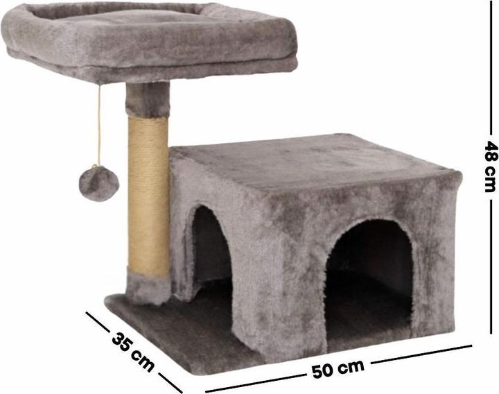 Immagine prodotto Paws & Whiskers Cairo Cat House (50 cm, Antracite)