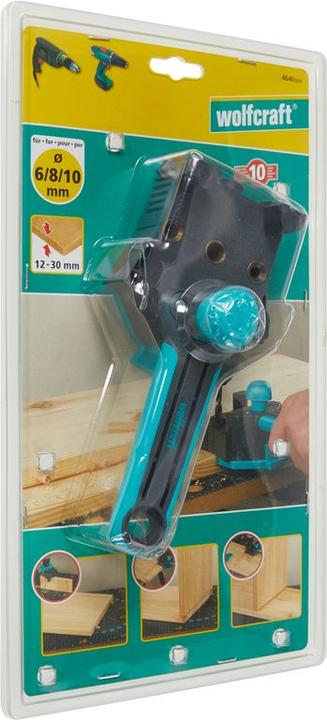 Produktbild wolfcraft Meisterdübler - Dübellehre für Holzverbindungen (1 Stk.)