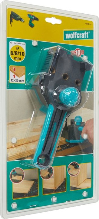 Actual product image wolfcraft Dowelmaster - dowel gauge for wood joints (1 pcs.)