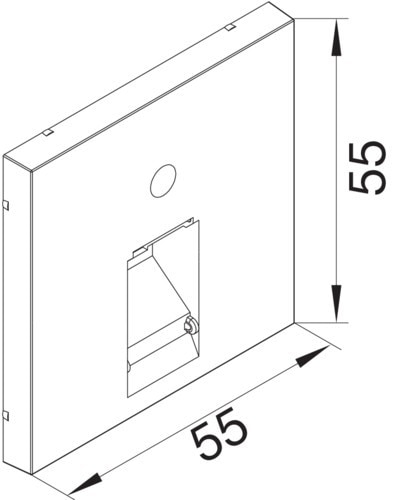 Actual product image Hager Central disc
