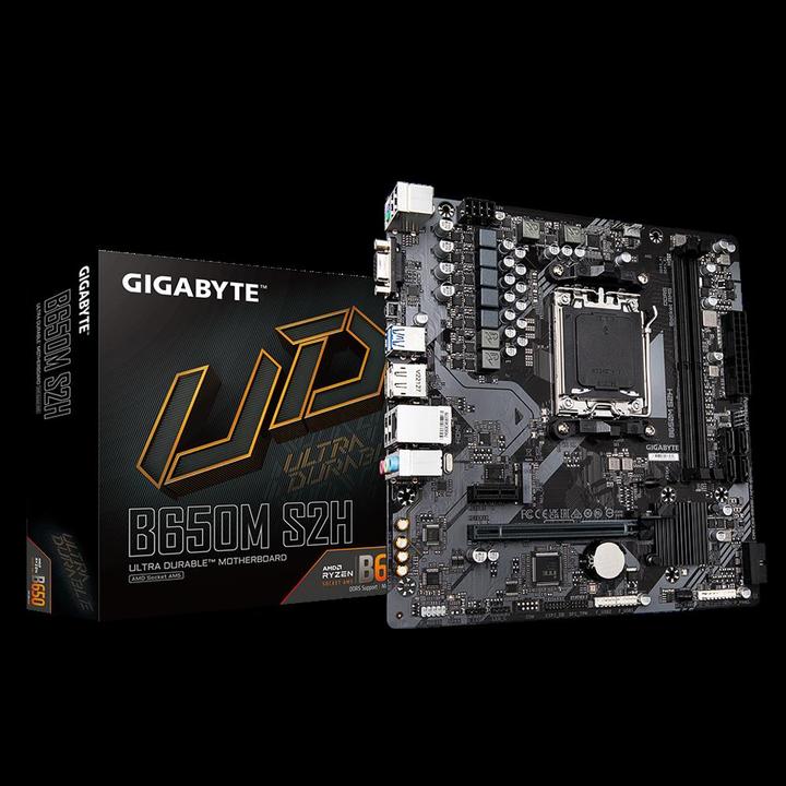 Productafbeelding Gigabyte MB GBT AMD AM5 B650M DS2H (rev 1.0) (AM5, AMD B650, mATX)