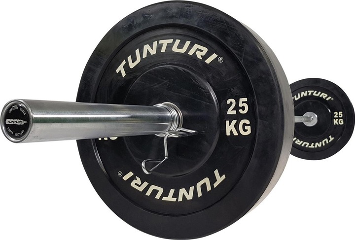 Actual product image Tunturi Bumper Plate Hantelscheiben 50 mm 25 kg (1 x 25 kg)