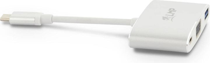 Produktbild LMP USB-C 3.1 zu VGA&USB3.0 Adapter (USB 3.0, USB Typ-C, VGA, 8 cm)