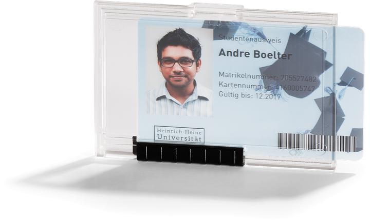 Actual product image Durable Card holder PUSHBOX MONO