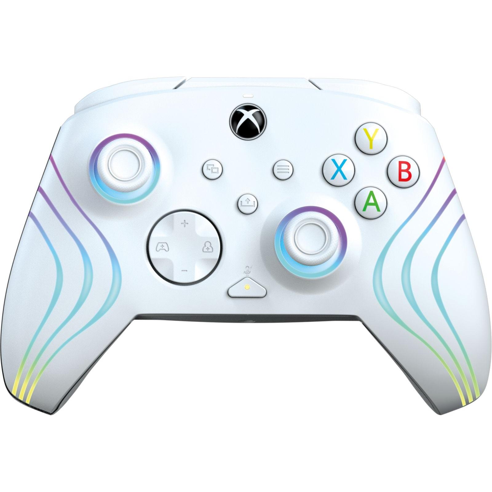 Pdp Bianco Afterglow Wave - Controllore A Filo (Pc, Xbox Series S, Xbox Series X), Controller Gaming,