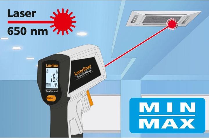 Produktbild Laserliner ThermoSpot Pocket Infrarot-Thermometer