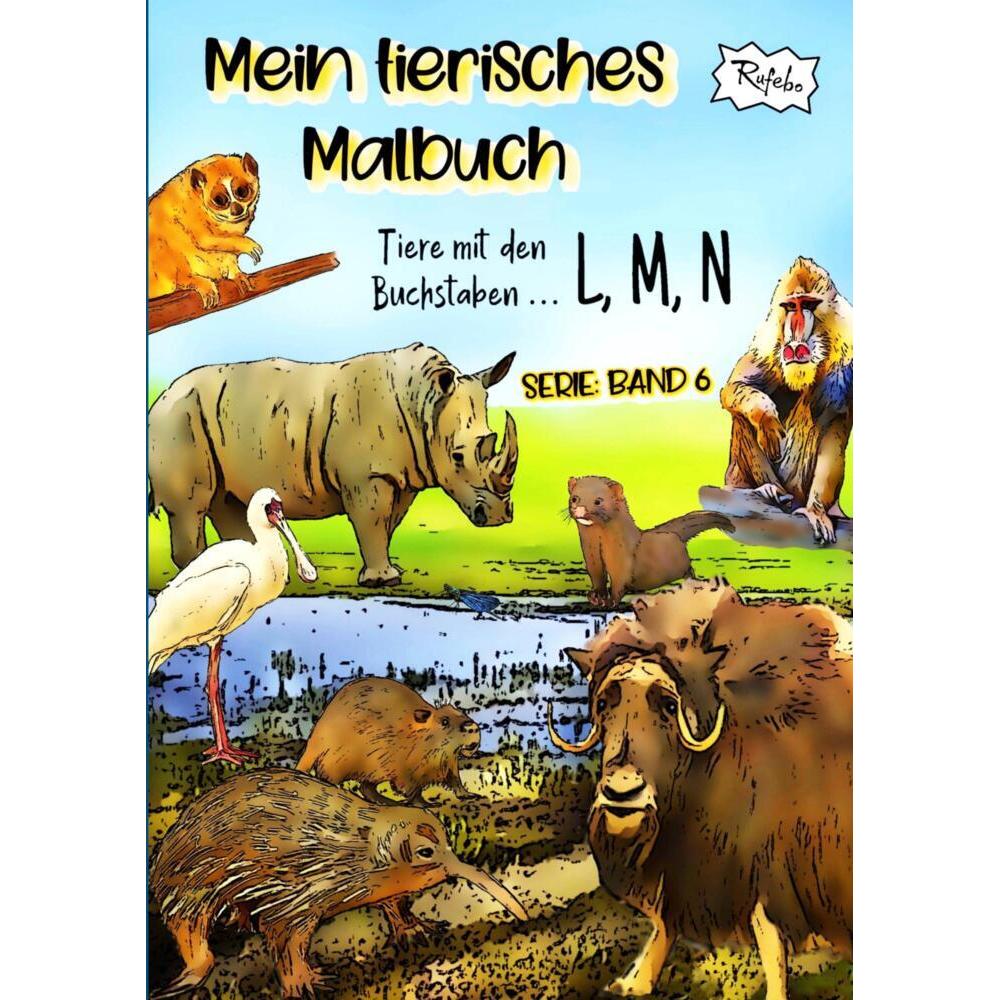 Bookmundo Direct Mein tierisches Malbuch