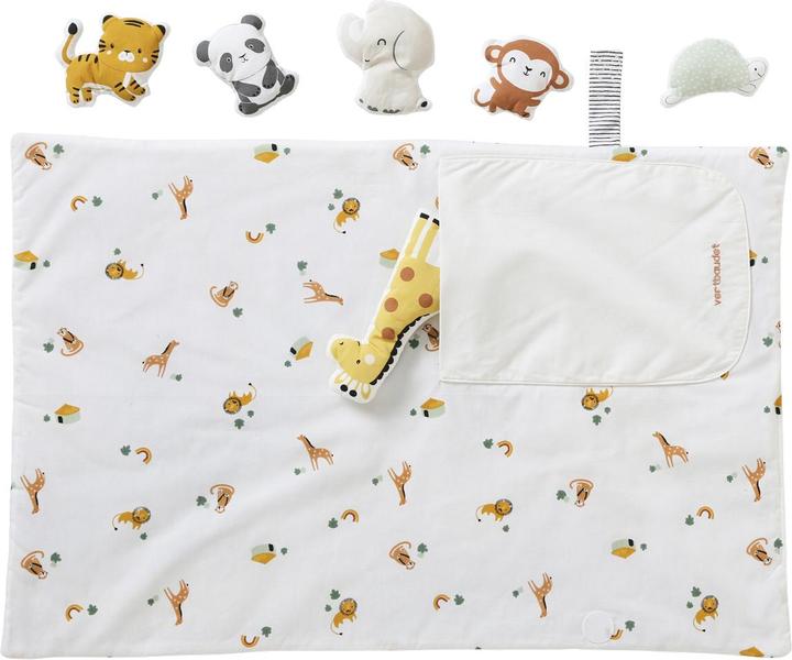 Produktbild Vertbaudet Baby Stoffpuzzle TANSANIA mit Tierfamilien