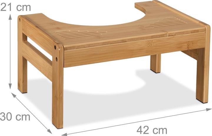 Image du produit Relaxdays Tabouret de toilette