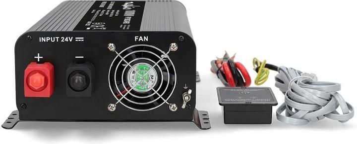 Produktbild Nedis Power Inverter Reine Sinus-Wellen - Eingangsspannung: 24 V DC - Geräteausgangsanschluss: Type