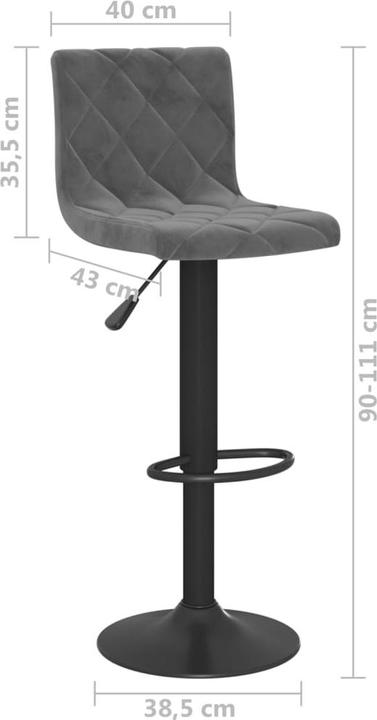 Actual product image VidaXL Bar stool