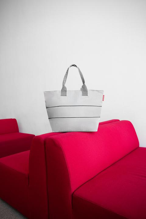 Produktbild reisenthel shopper e1 herringbone grey