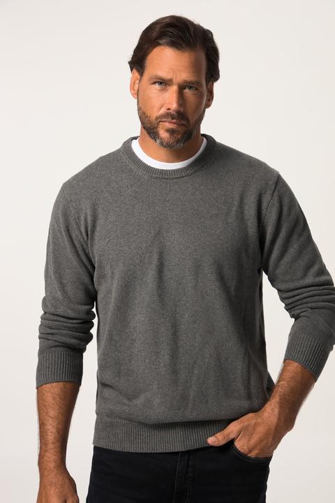 Actual product image JP1880 pullover, round neck, cotton, up to 8 XL (5XL)