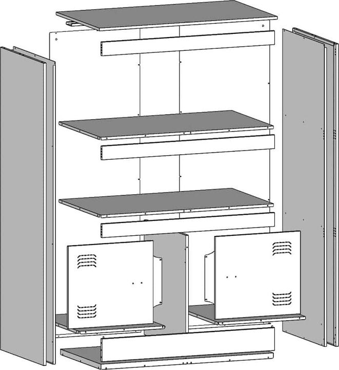 Image du produit vidaXL Sideboard (67 x 39 x 107 cm)