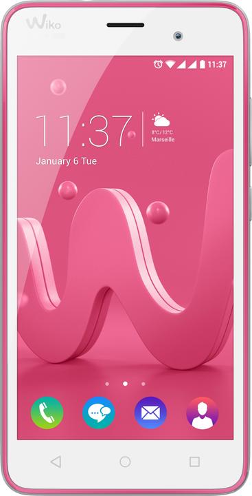 Produktbild Wiko Jerry (16 GB, Pink, Silver, 5", Hybrid Dual SIM, 3G)