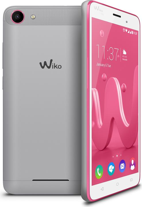 Produktbild Wiko Jerry (16 GB, Pink, Silver, 5", Hybrid Dual SIM, 3G)