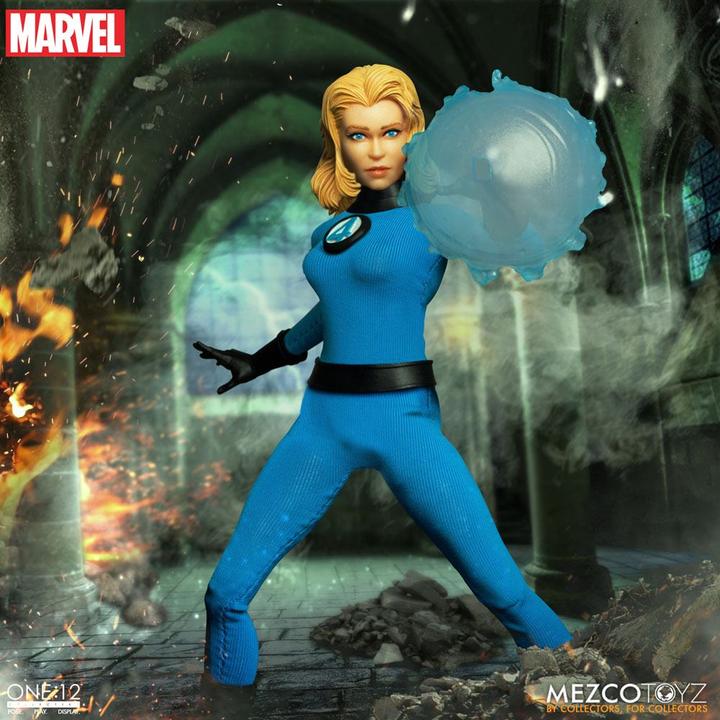 Image du produit Mezco Toys Marvel figurines 1/12 Fantastic Four Deluxe Steel Box Set 16 cm