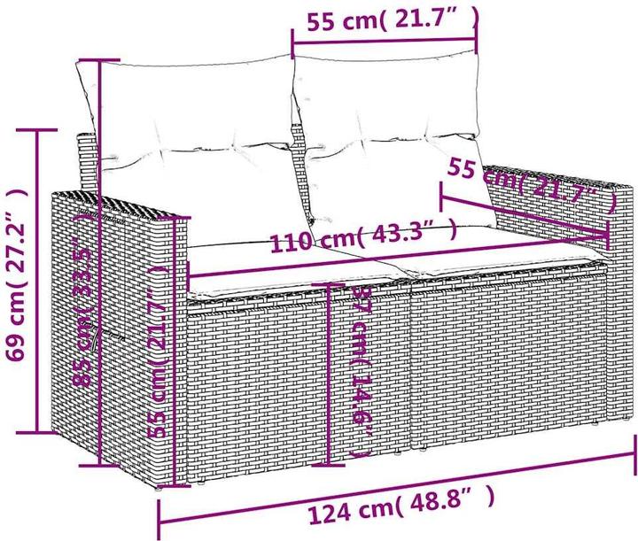 Produktbild vidaXL Huxley