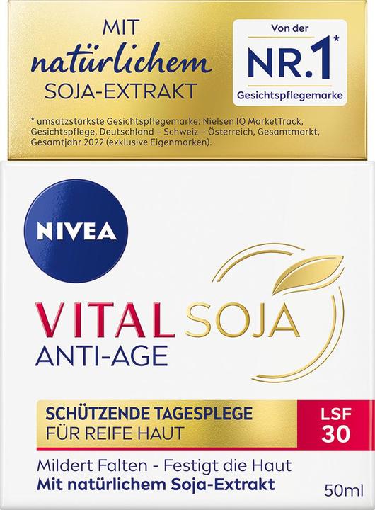 Actual product image NIVEA Vital Soja Protective Day Care SPF30 (50 ml, Day cream, SPF 30)