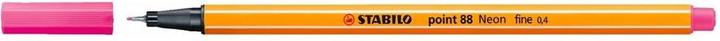 Produktbild STABILO Fineliner - point 88 - 10er Pack - leuchtfarbenrosa (10x)