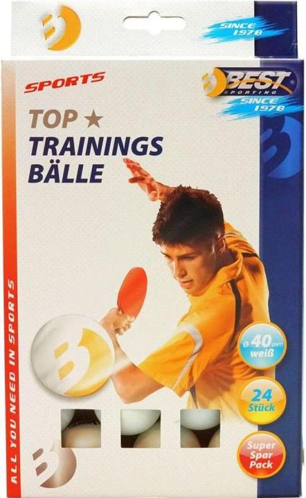 Produktbild Best Sporting Piłeczki Do Tenisa Stołowego Training 24szt Białe