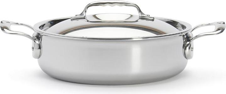 Actual product image de Buyer Affinity frying pot low with lid 20 cm (20 cm, Pot, Stainless steel, Aluminium)