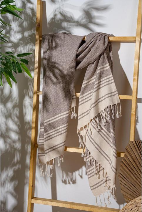 Produktbild Foutastic Strandtuch New Diamond Light Brown, Schnelltrocknend: Ja (170 x 90 cm)