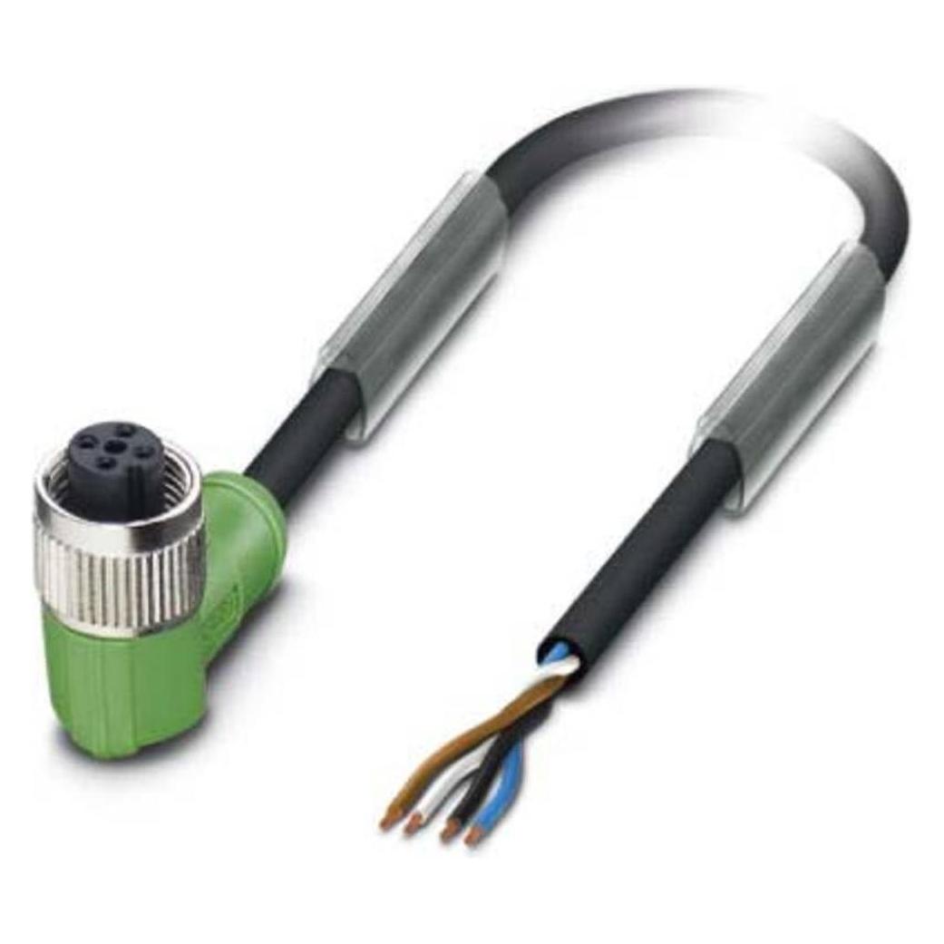 Phoenix Contact Contact 1415606 Sensor/actuator aansluitkabel 1,50 m Aantal polen: 4 1 st., Kabels + Stekkers, Zwart