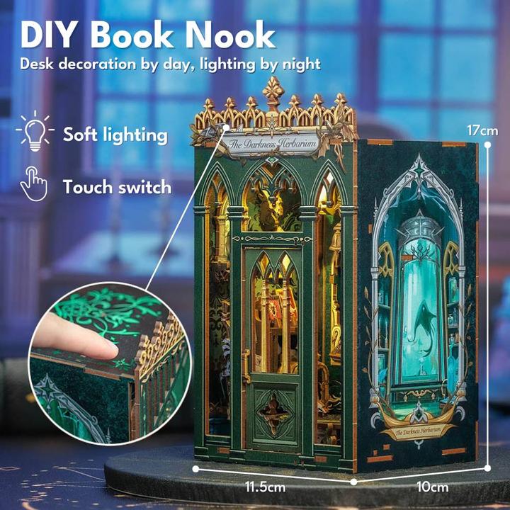 Actual product image Figured'Art Book Nook – Dunkles Herbarium