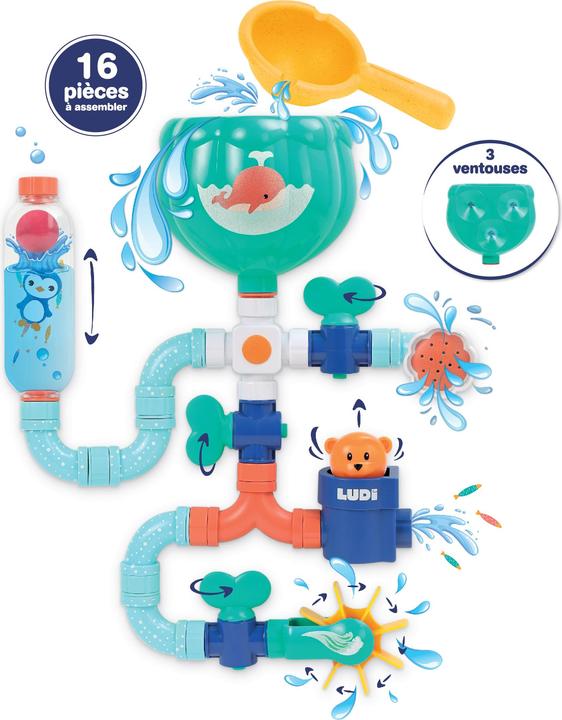 Image du produit LUDI Παιχνιδι Μπανιου Νερου Φαλαινακι 40085