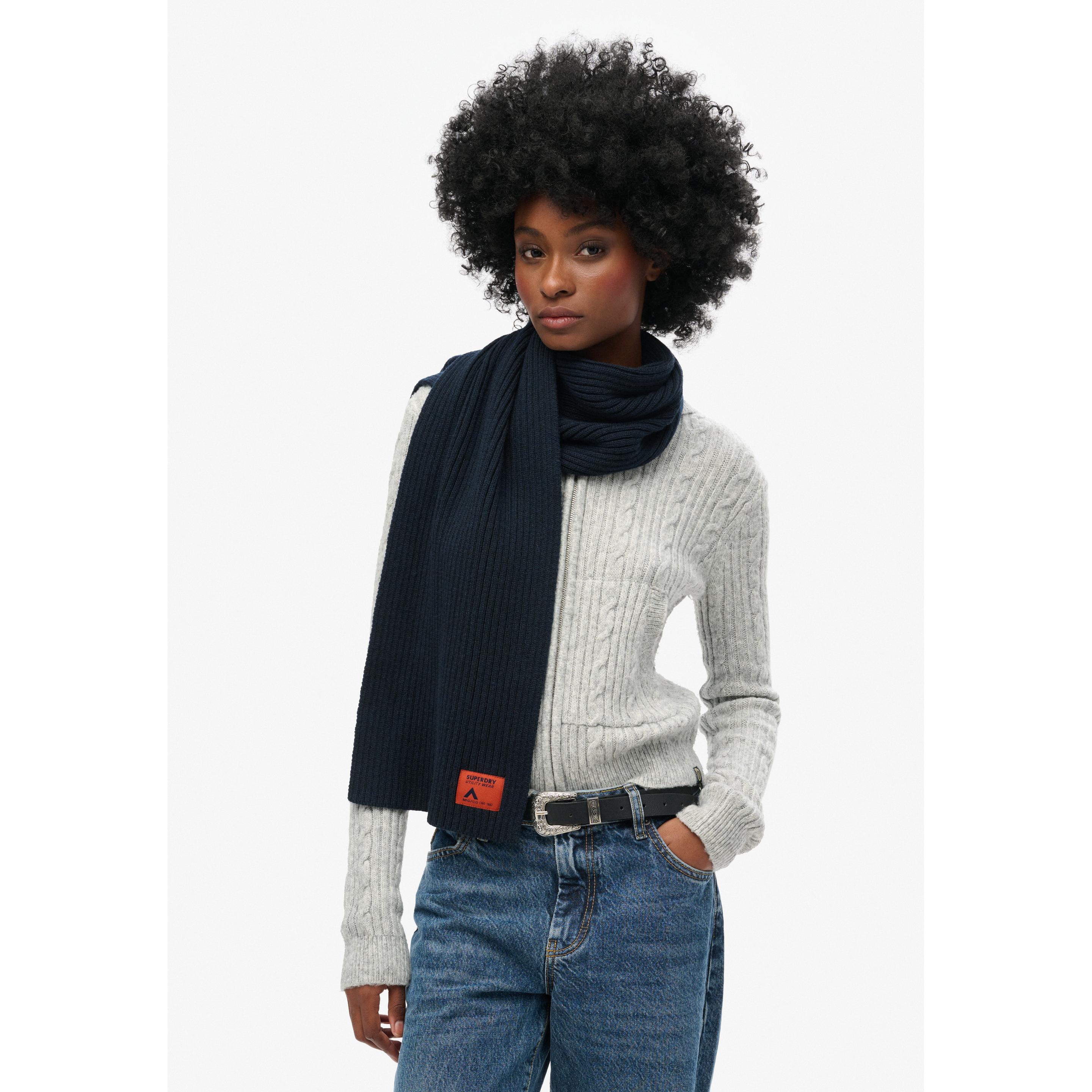 Thumbnail - Superdry, Damen, Schal, gestrickter schal kind workwear, Blau