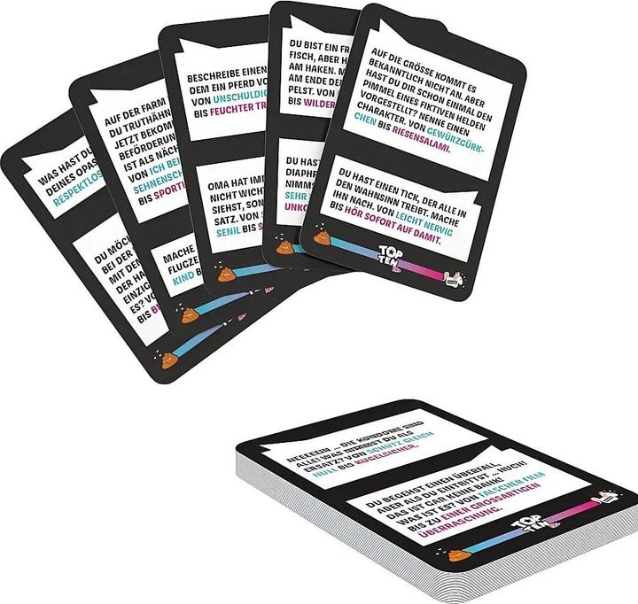 Produktbild Asmodée Top Ten (Deutsch, 8 - 9 Spieler)