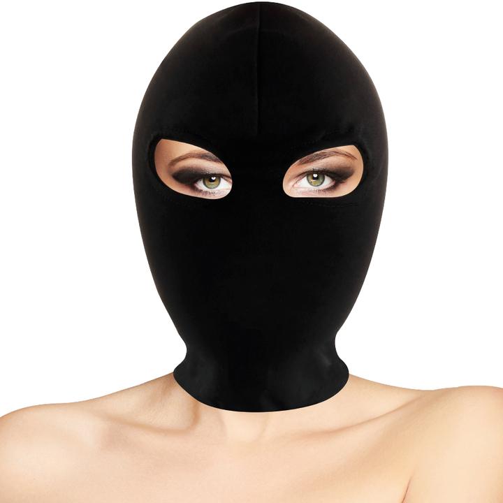 Darkness Zwarte Balaclava" hoofdmasker met oogopening
