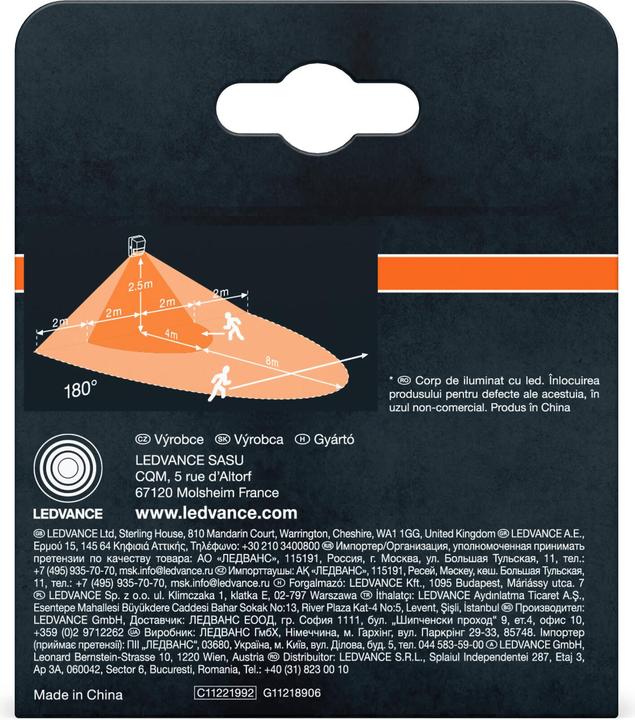Image du produit Osram SENSOR WALL 180DEG IP55 DG