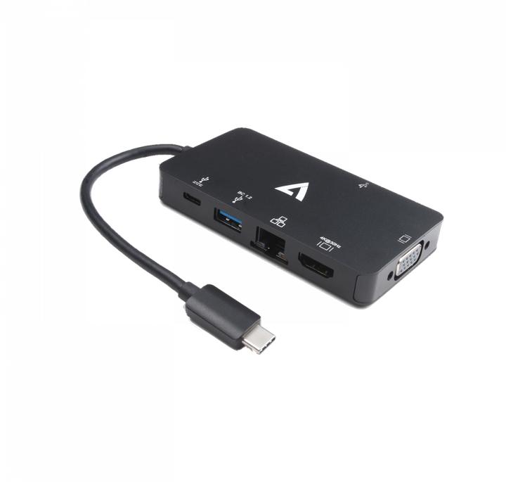 Produktbild V7 UC-U3CRJ45HDVG-BLK (USB-C, 1 Ports)