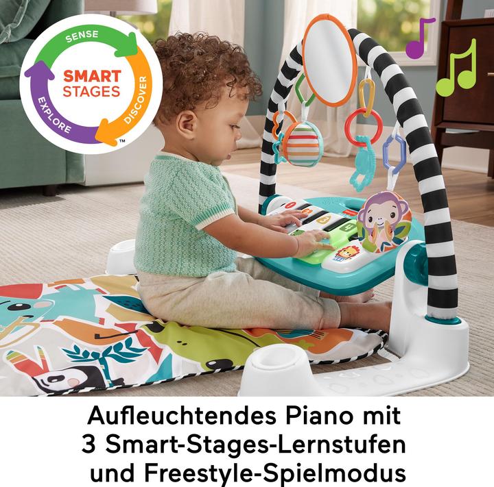 Actual product image Fisher-Price Glow and Grow Kick & Play Piano Gym