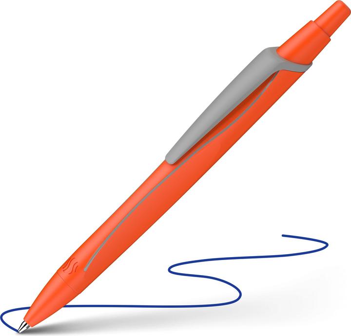 Produktbild Schneider Kugelschreiber Reco orange Schreibfarbe blau, 1 St. (Neonorange, 1 x)