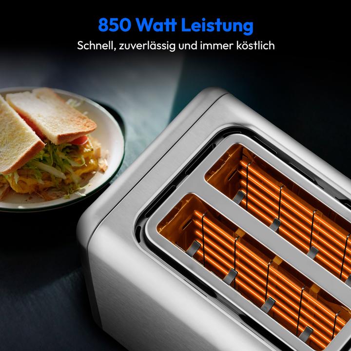 Produktbild Medion Life MD12102 Toaster silber