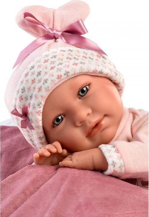 Productafbeelding Llorens Mimi babypop met draagzak, 42 cm