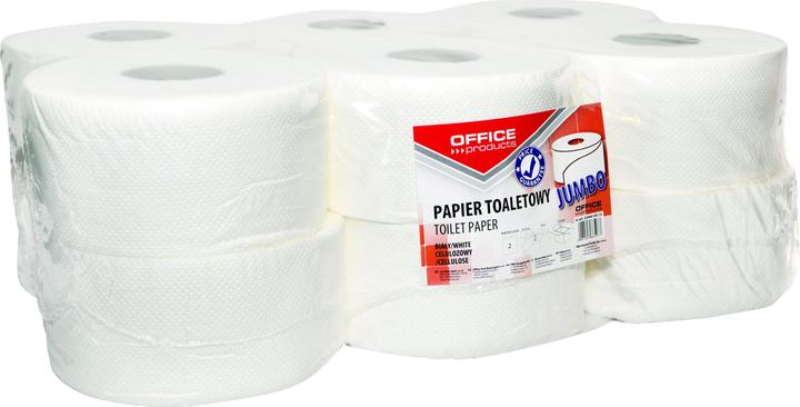 Office Products Toiletpapier cellulose jumbo, 2-laags, 120m, 12st, wit (12 x)
