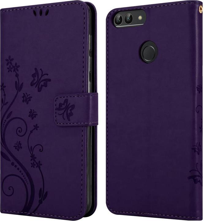 Image du produit Cadorabo Couverture du livre de fleurs (Huawei Enjoy 7S)