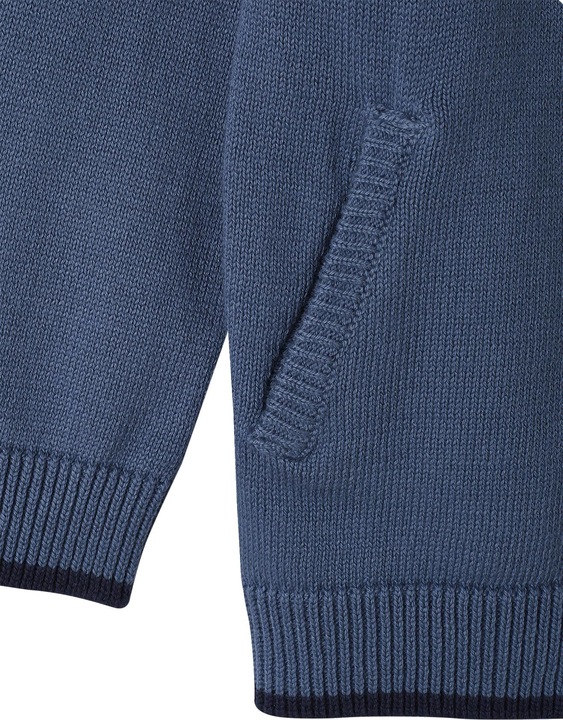 Actual product image Vertbaudet Jungen Strickjacke im College-Look Oeko-Tex (128)