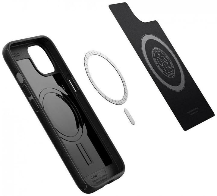 Image du produit Spigen Étui Mag Armor MagSafe Apple iPhone 13 noir mat (SPN1787BLK) - SPN1787BLK (Apple iPhone 13)