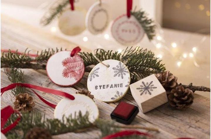 Produktbild Creativ Company Bastelset Weihnachtskugeln Ton