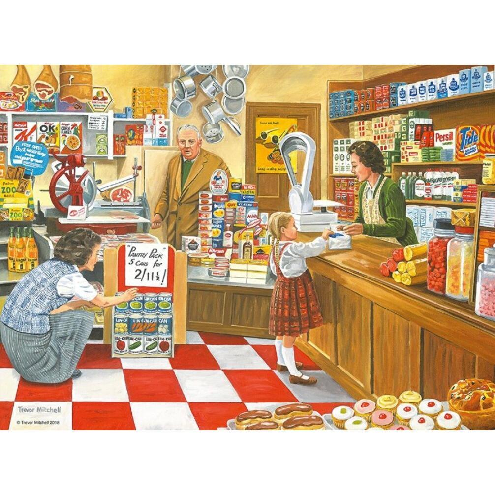 Thumbnail - Ravensburger Strassenecke Ladenpuzzle 100 Teile (100 Teile)