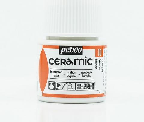 Image du produit Pebeo Couleur pour la Céramique (Blanc, 45 ml)
