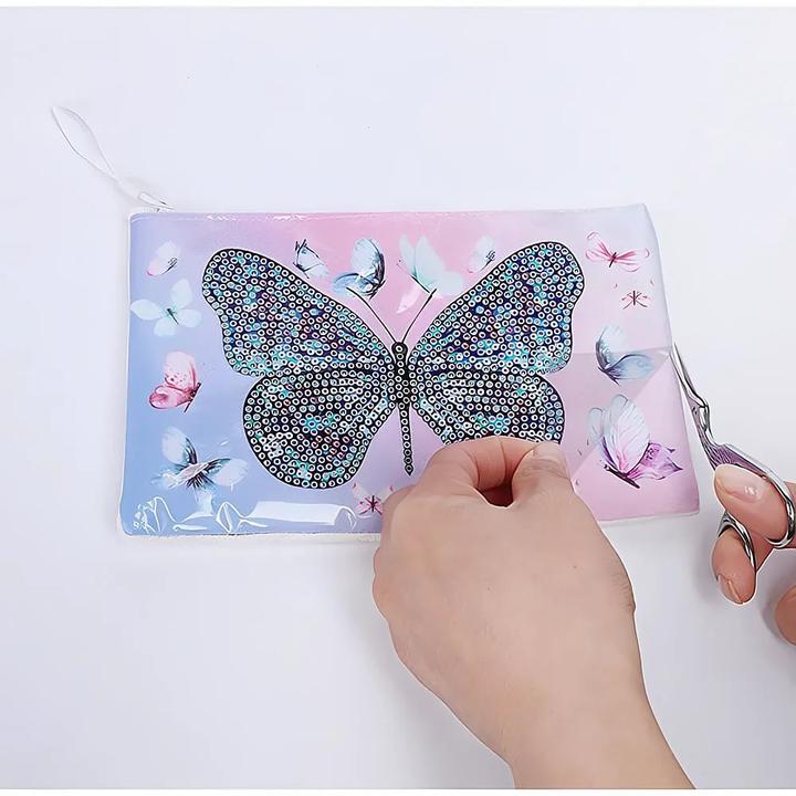 Actual product image Diamond Dotz Diamond Painting case butterfly