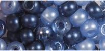 Produktbild Rayher Rocailles-Mix mit Grossloch 5.5mm marine