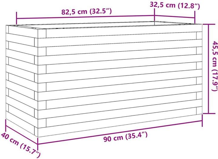 Produktbild vidaXL Pflanzgefäss